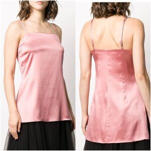 BRUNELLO CUCINELLI Elongated Brass-Embellished Top In Antique Rose